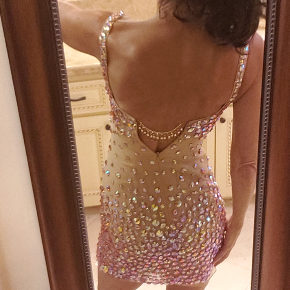 SHERRI HILL Multi-Colored Gem Party Dress, 00 - Picture 9 of 16